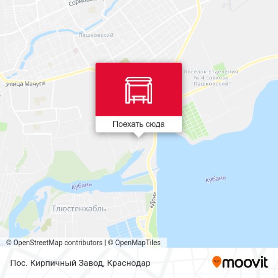 Карта Пос. Кирпичный Завод