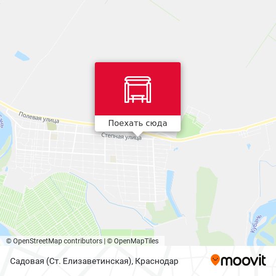Карта Садовая (Ст. Елизаветинская)