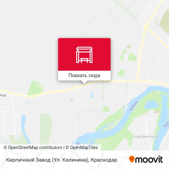 Карта Кирпичный Завод (Ул. Калинина)