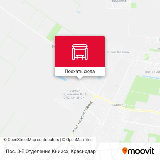 Карта Пос. 3-Е Отделение Книисх