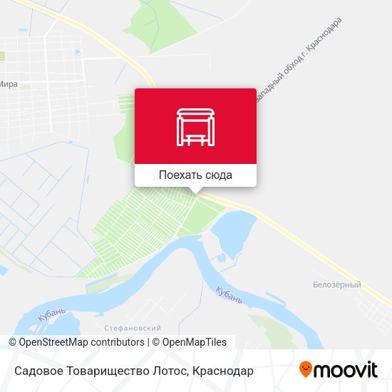 Карта Садовое Товарищество Лотос