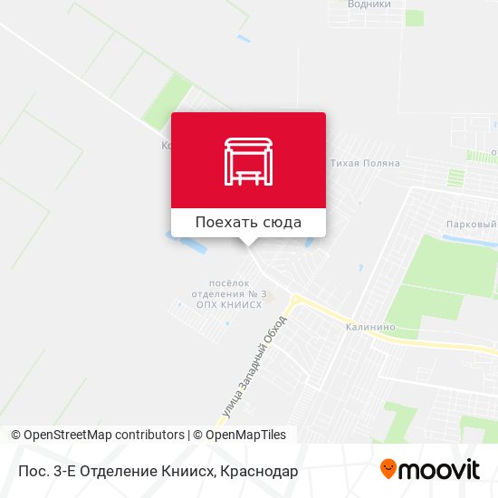 Карта Пос. 3-Е Отделение Книисх