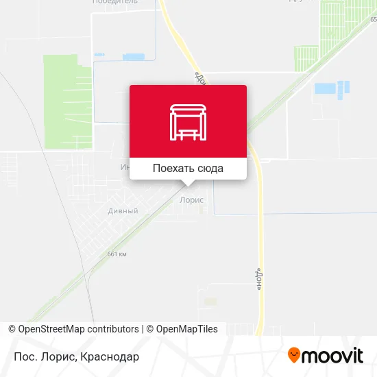 Карта Пос. Лорис