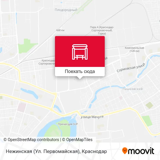 Карта Нежинская (Ул. Первомайская)