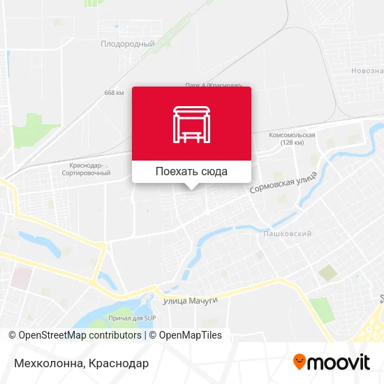 Карта Мехколонна