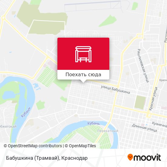 Карта Бабушкина (Трамвай)