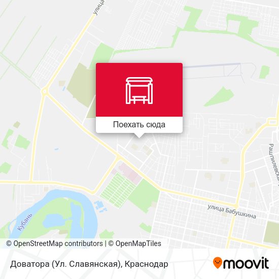 Карта Доватора (Ул. Славянская)