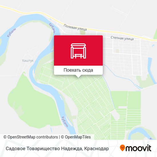 Карта Садовое Товарищество Надежда
