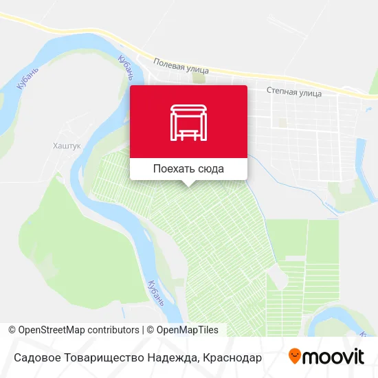 Карта Садовое Товарищество Надежда