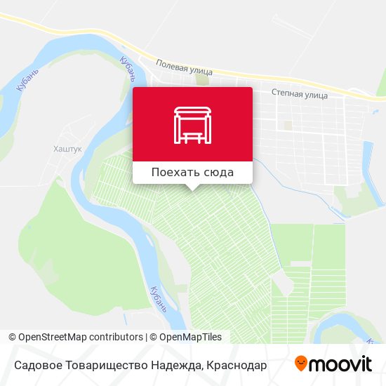 Карта Садовое Товарищество Надежда
