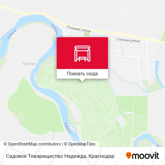 Карта Садовое Товарищество Надежда