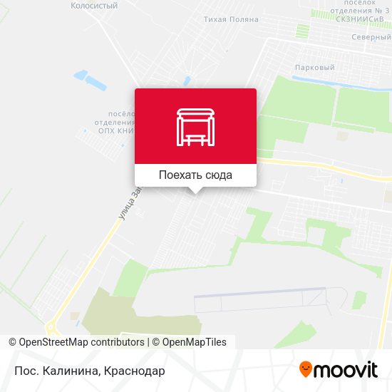 Карта Пос. Калинина
