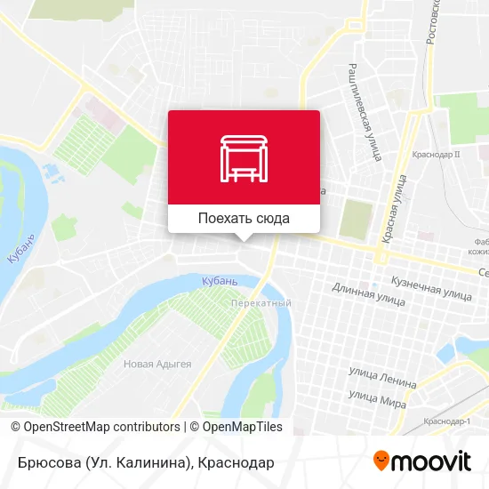 Карта Брюсова (Ул. Калинина)