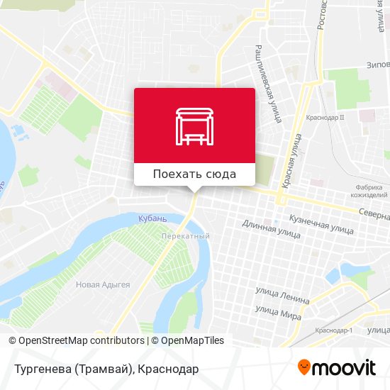 Карта Тургенева (Трамвай)