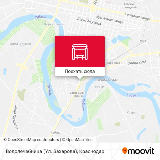 Карта Водолечебница (Ул. Захарова)