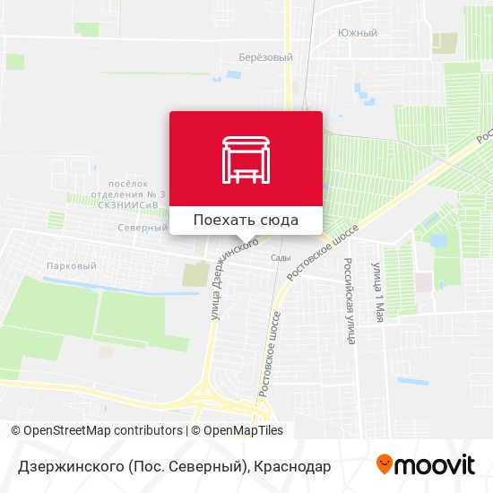 Карта Дзержинского (Пос. Северный)