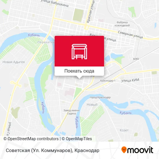 Карта Советская (Ул. Коммунаров)