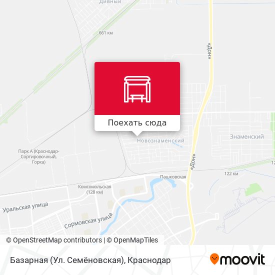 Карта Базарная (Ул. Семёновская)