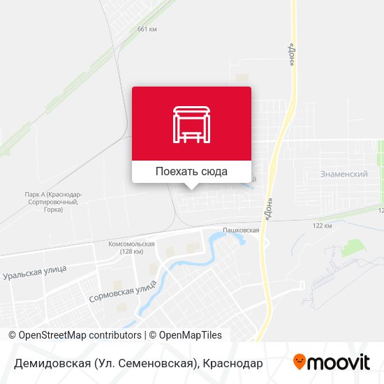 Карта Демидовская (Ул. Семеновская)