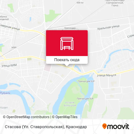Карта Стасова (Ул. Ставропольская)