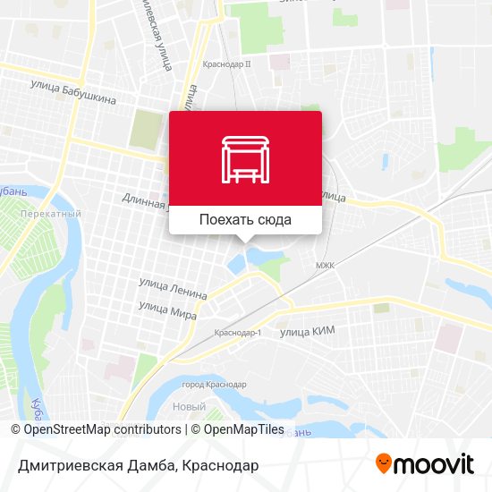Карта Дмитриевская Дамба