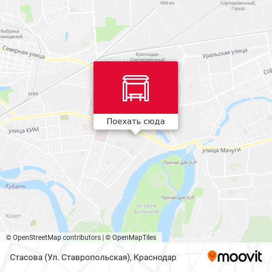 Карта Стасова (Ул. Ставропольская)