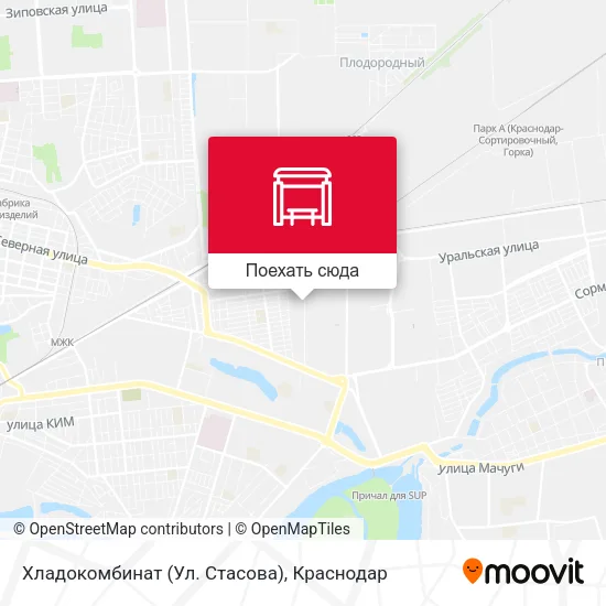 Карта Хладокомбинат (Ул. Стасова)