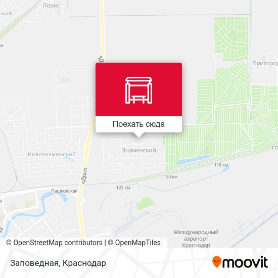 Карта Заповедная