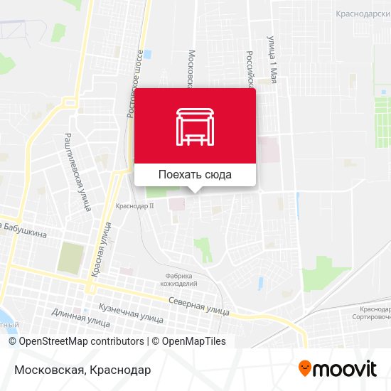 Карта Московская