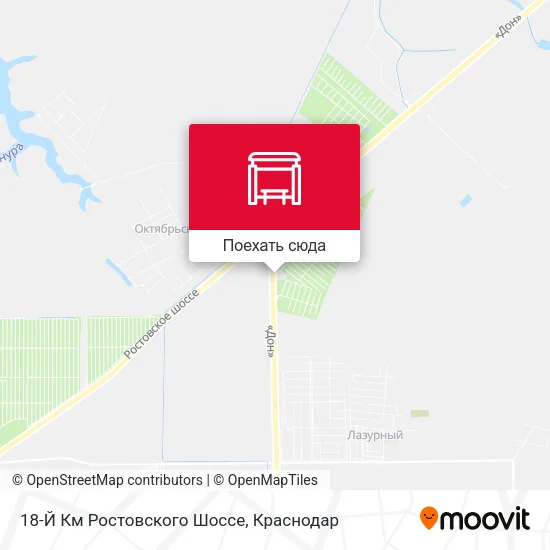Карта 18-Й Км Ростовского Шоссе