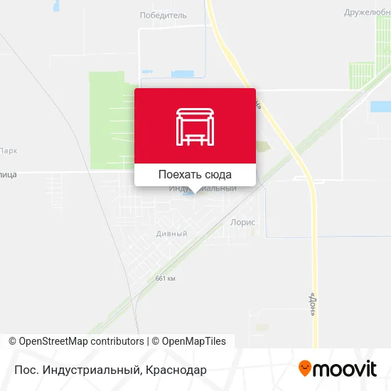Карта Пос. Индустриальный