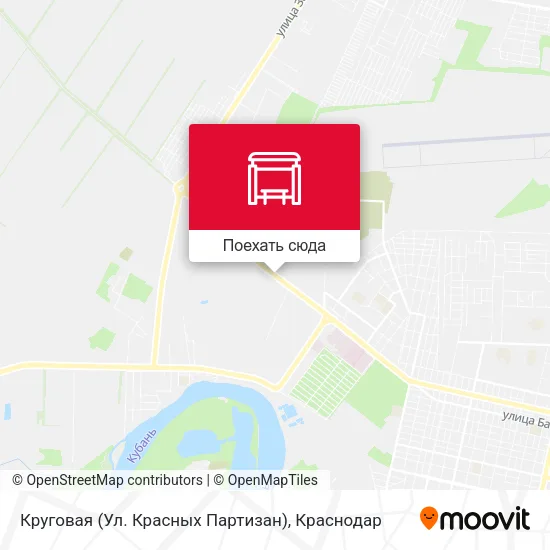 Карта Круговая (Ул. Красных Партизан)