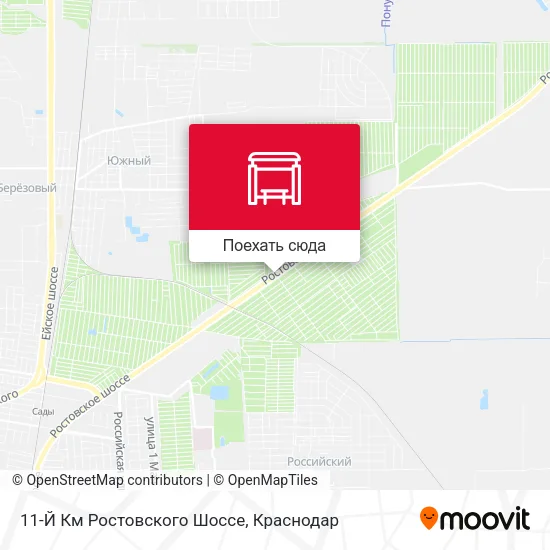 Карта 11-Й Км Ростовского Шоссе