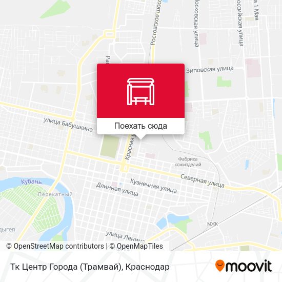 Карта Тк Центр Города (Трамвай)