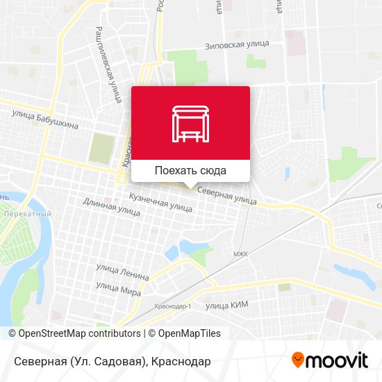 Карта Северная (Ул. Садовая)
