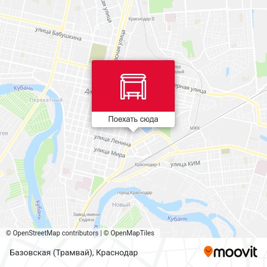 Карта Базовская (Трамвай)