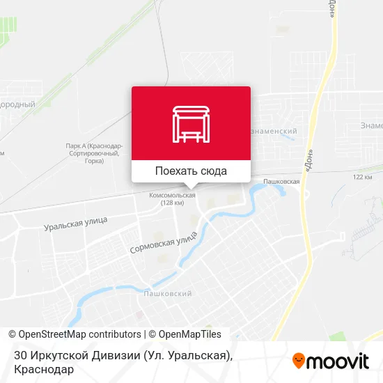 Карта 30 Иркутской Дивизии (Ул. Уральская)
