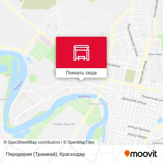 Карта Передерия (Трамвай)