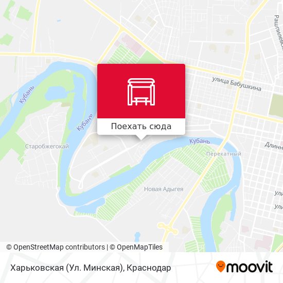 Карта Харьковская (Ул. Минская)