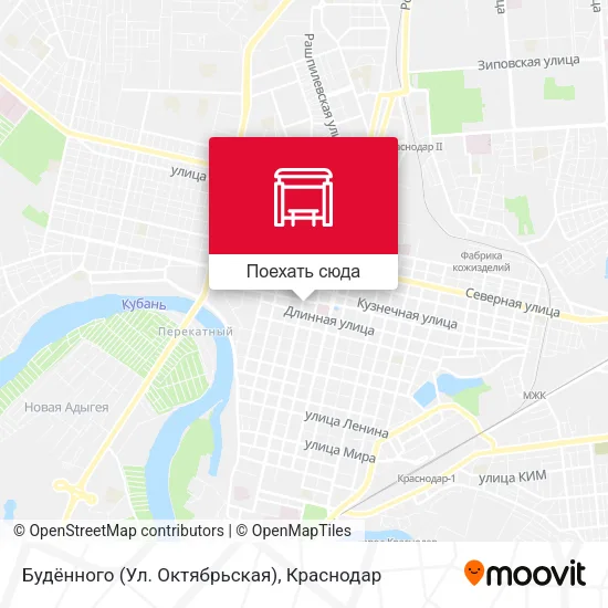 Карта Будённого (Ул. Октябрьская)