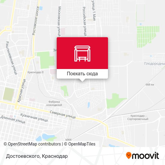 Карта Достоевского