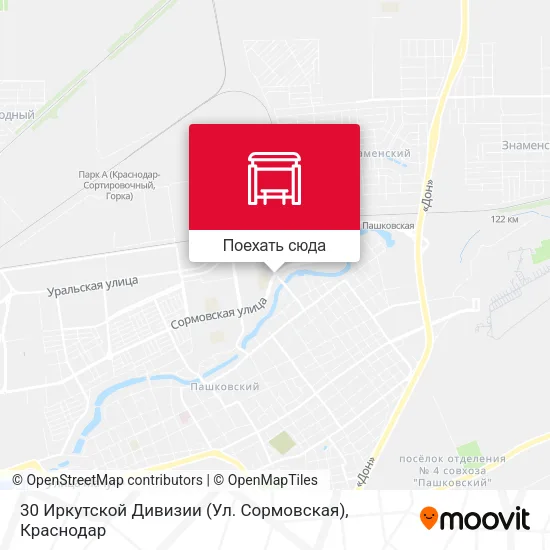 Карта 30 Иркутской Дивизии (Ул. Сормовская)