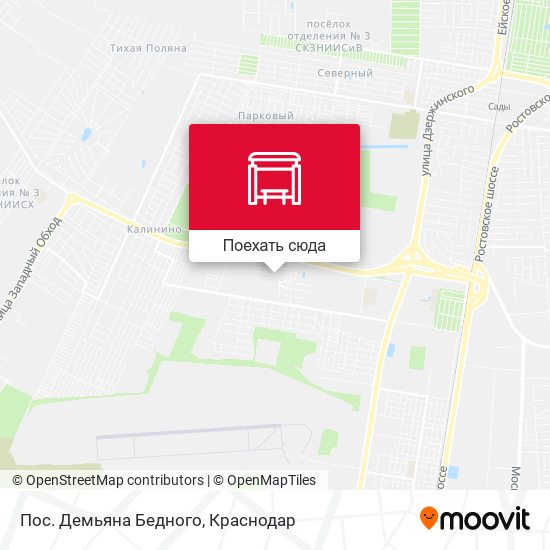 Карта Пос. Демьяна Бедного