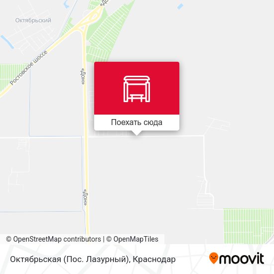 Карта Октябрьская (Пос. Лазурный)