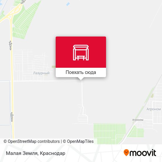 Карта Малая Земля