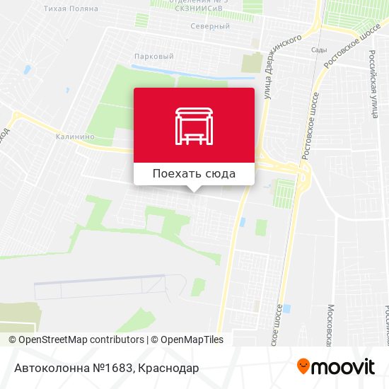 Карта Автоколонна №1683