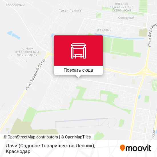 Карта Дачи (Садовое Товарищество Лесник)
