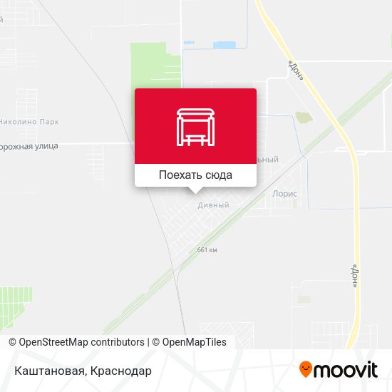 Карта Каштановая