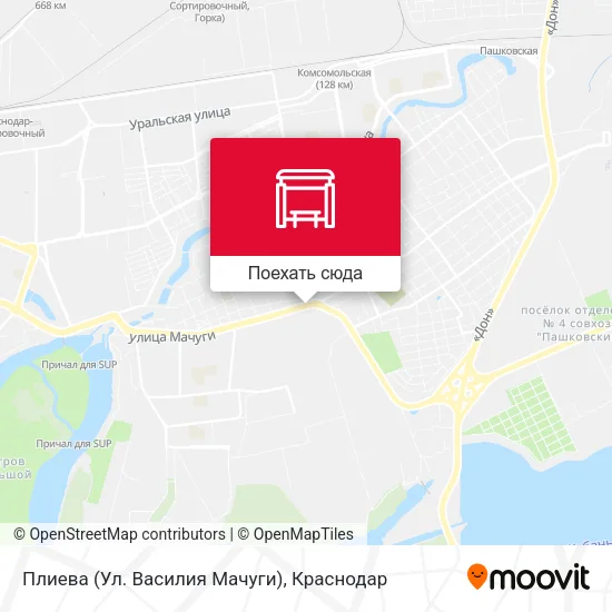 Карта Плиева (Ул. Василия Мачуги)