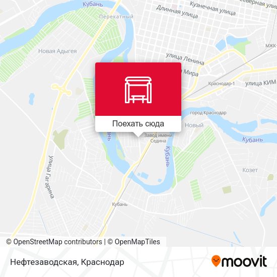 Карта Нефтезаводская